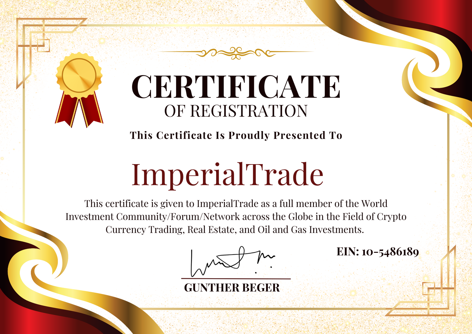 Company Certificate